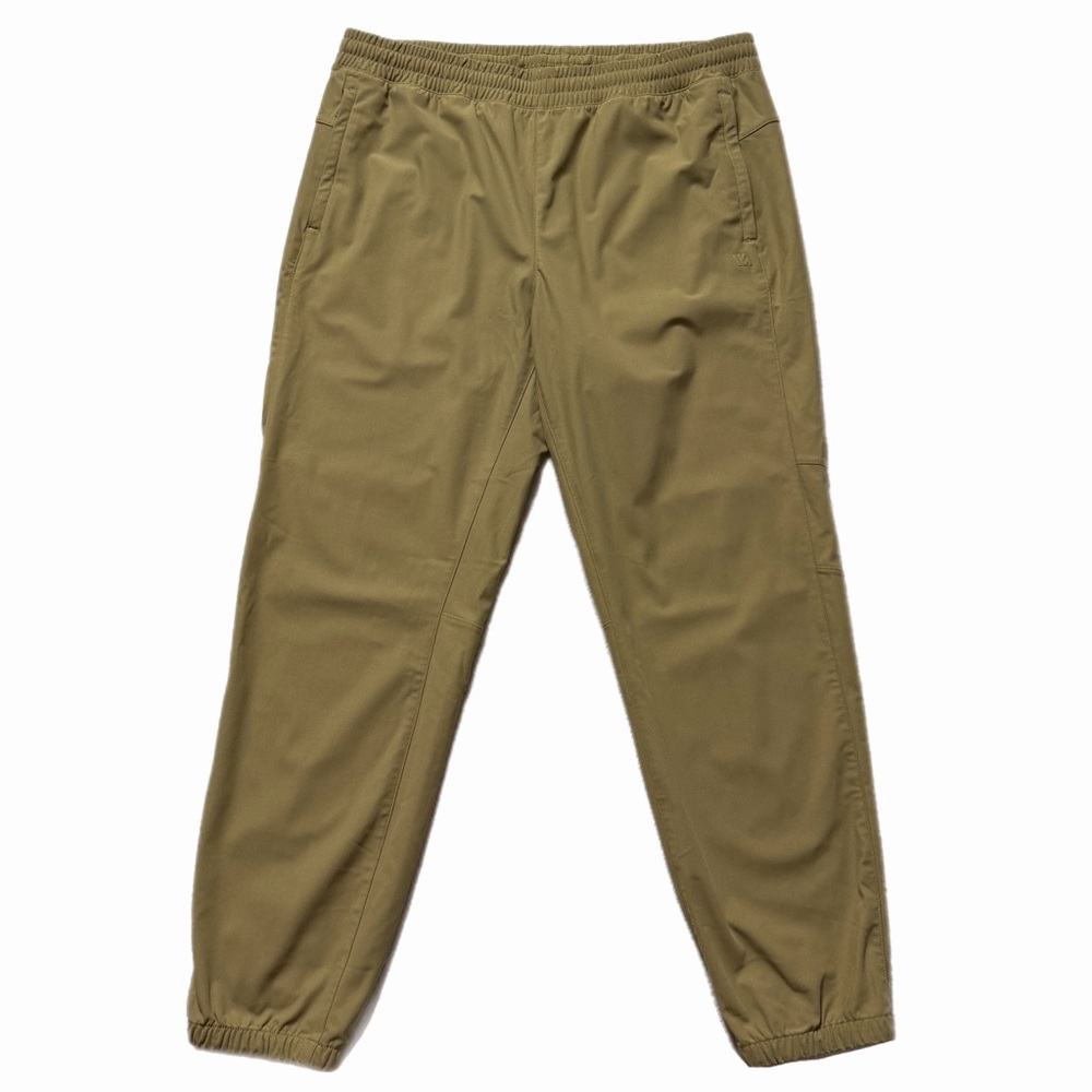 VRST Men’s Khaki Performance Jogger Pants L Minimalist Neutral Outdoor